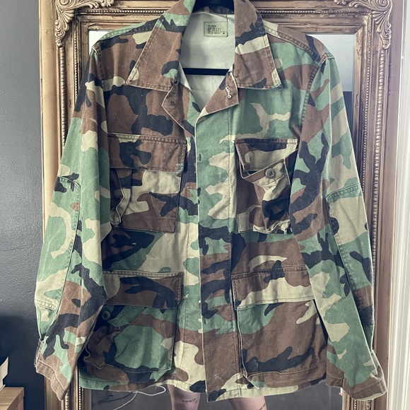Vintage Army/Military Camouflage Jacket - Picture 2 of 8